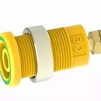 Yellow Green 4mm Socket with M4 Stud